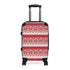 Fair Isle Knitting Cabin Suitcase
